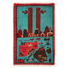 Handcrafted Afghan War Rug 2' 0" x 3' 0" ft / 62 x 92 cm - No. G29006