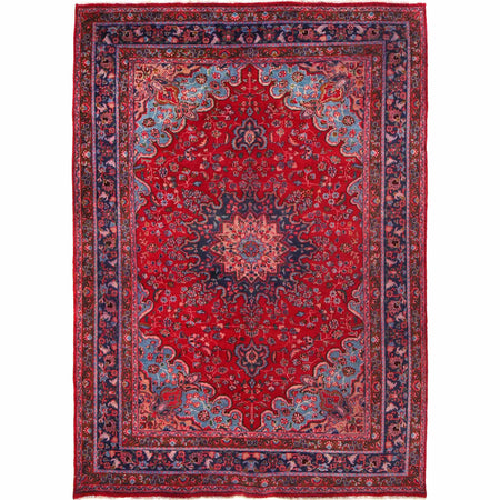 Persian Kashan Rug 6' 6" x 9' 9" ft / 198 x 296 cm - No. G29030