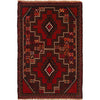 Hand Knotted Baluchi Rug 2' 10" x 4' 2" ft / 86 x 127 cm - No. G29053