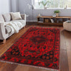 Afghan Khal Mohammadi Rug 4' 2" x 6' 6" ft / 128 x 198 cm - No. G29150