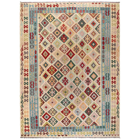 Hand Made Afghan Kilim 8' 6" x 11' 3" ft / 259 x 343 cm - No. G29177