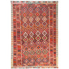 Hand Knotted Afghan Style Kilim 8' 11" x 12' 2" ft / 271 x 372 cm - No. G29179