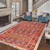 Hand Knotted Afghan Style Kilim 8' 11" x 12' 2" ft / 271 x 372 cm - No. G29179