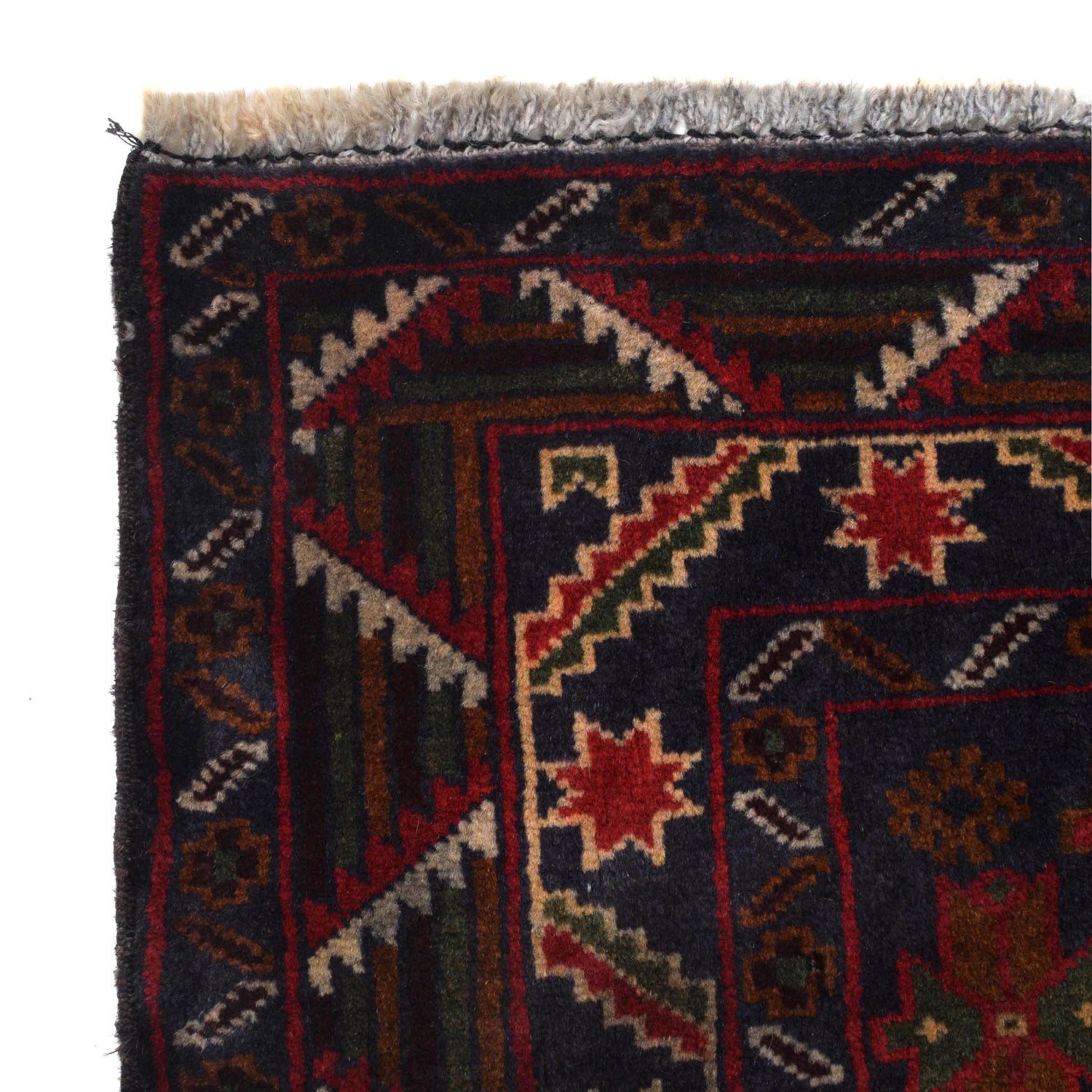 Traditional Baloch Rug 4' 2" x 7' 1" ft / 128 x 216 cm - No. G29437