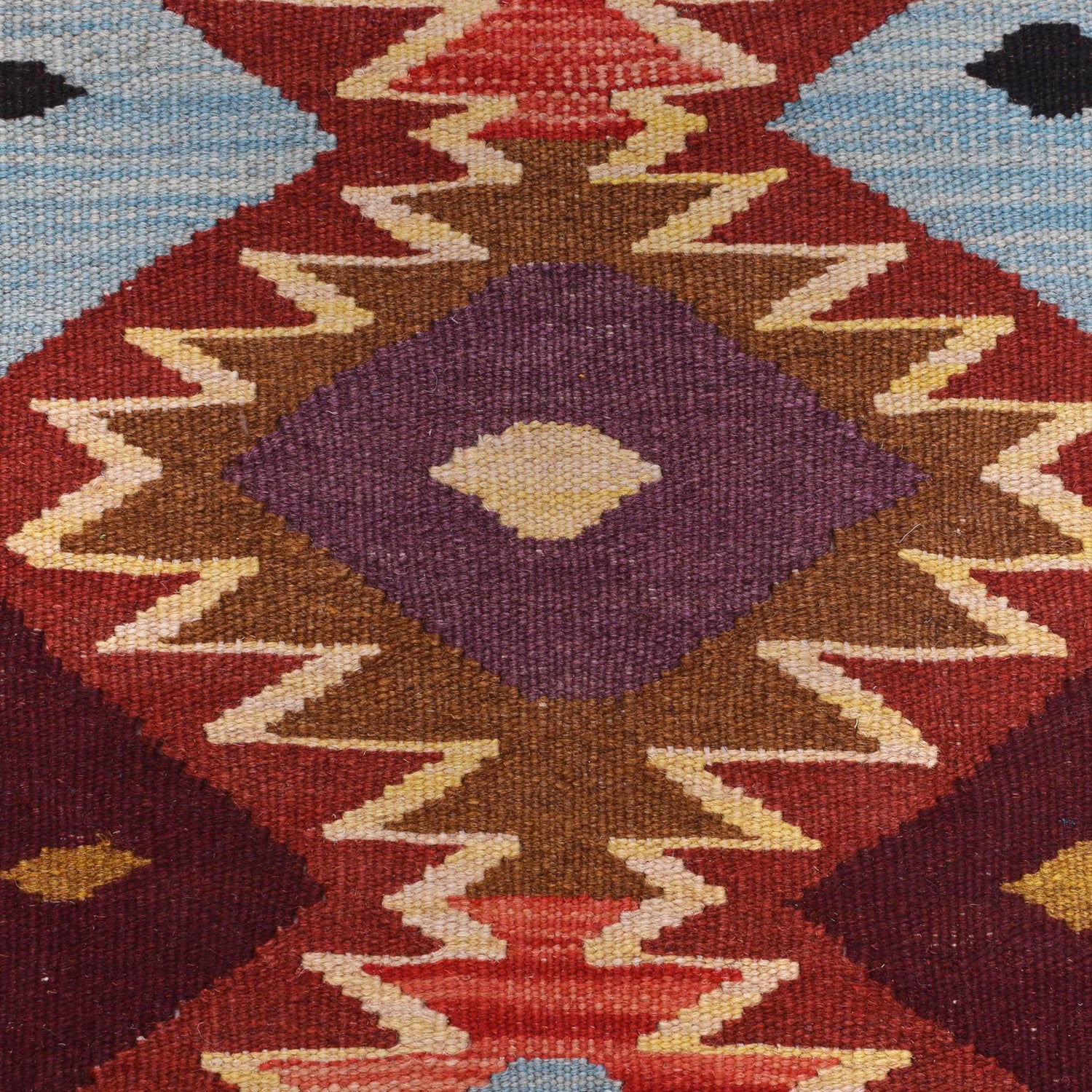 Short Kilim Runner 2' 7" x 6' 4" ft / 80 x 193 cm - No. G29668