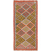 Hand Knotted Afghan Style Kilim Runner 2' 10" x 6' 4" ft / 87 x 194 cm - No. G29672