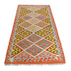 Hand Knotted Afghan Style Kilim Runner 2' 10" x 6' 4" ft / 87 x 194 cm - No. G29672