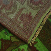 Green Color Overdyed 3' 11" x 5' 7" ft / 120 x 170 cm - No. G29737