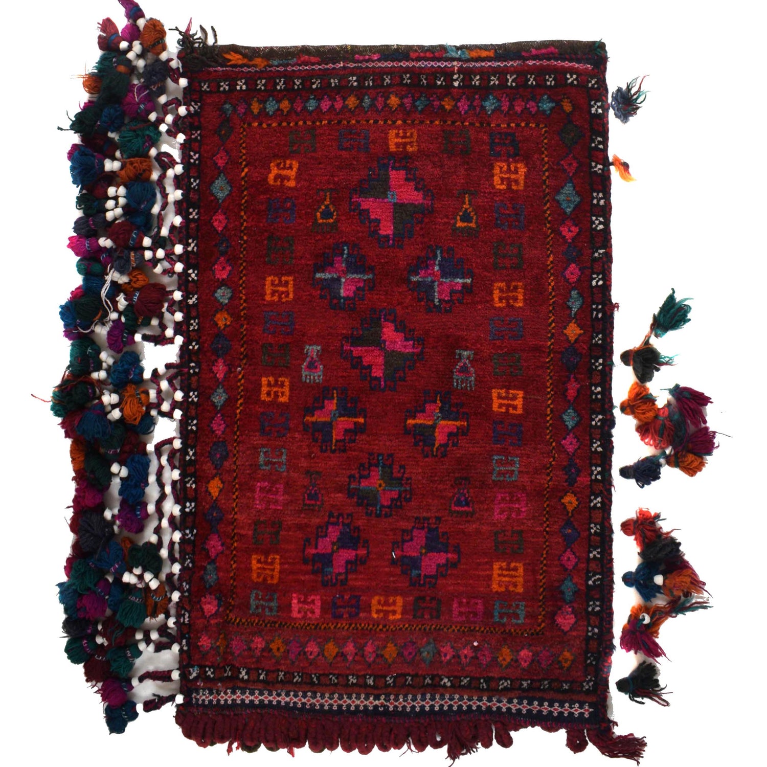 Arabic Style Floor Cushion Carpet 2' 0" x 2' 10" ft / 60 x 87 cm - No. G30953