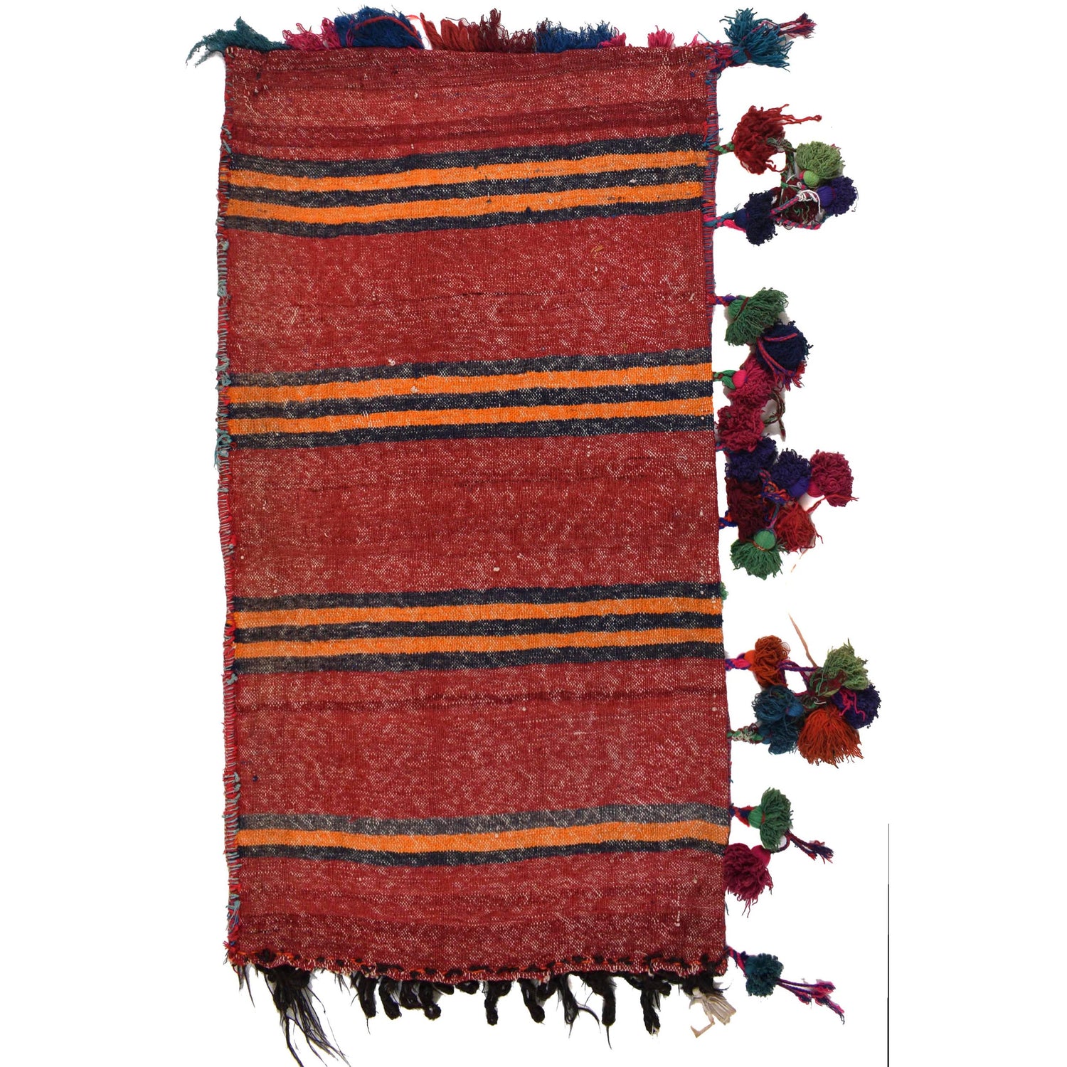 Arabic Style Floor Cushion Carpet 2' 1" x 3' 4" ft / 63 x 102 cm - No. G30954