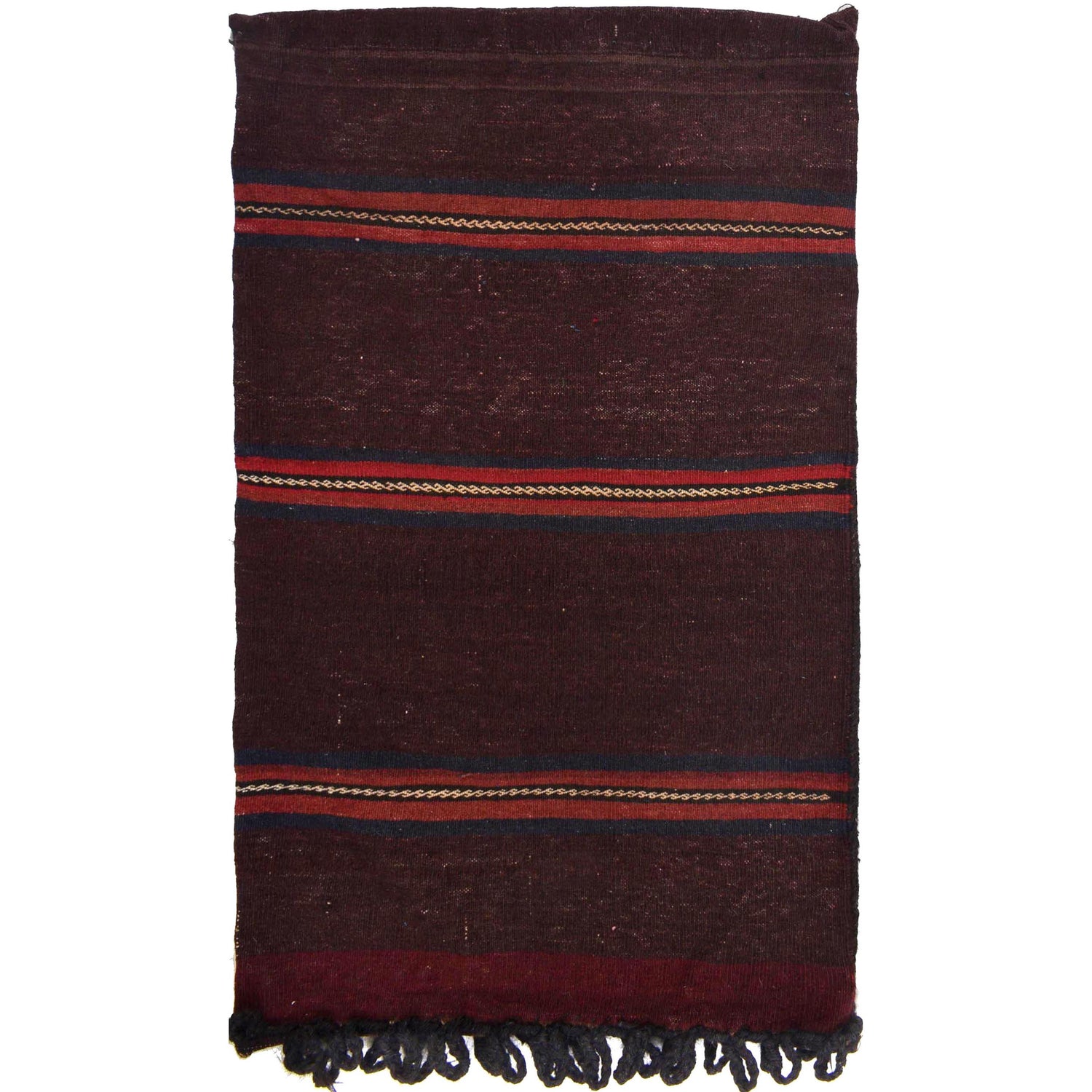 Afghan Balisht Cushion Rug  2' 1" x 3' 4" ft / 63 x 102 cm - No. G30956