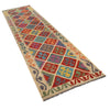 Hand Woven Wool Kelim Runner 2' 10" x 10' 5" ft / 85 x 318 cm - No. G31262