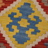 Hand Woven Wool Kelim Runner 2' 10" x 10' 5" ft / 85 x 318 cm - No. G31262