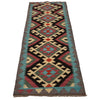 Hand Knotted Flatweave Kilim Runner 2' 2" x 6' 8" ft / 65 x 202 cm - No. G31268