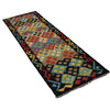 Hand Knotted Flatweave Kilim Runner 2' 2"x 6' 7" ft / 65 x 201 cm - No. G31270