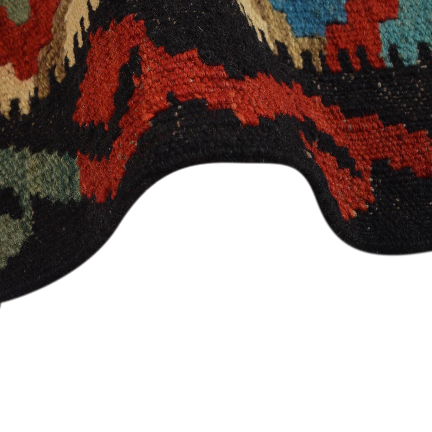 Hand Knotted Flatweave Kilim Runner 2' 2"x 6' 7" ft / 65 x 201 cm - No. G31270