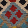 Colorful Flat-Weave Wool Kilim Runner 2' 2"x 6' 6" ft / 67 x 198 cm - No. G31274