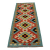 Short Kilim Runner 2' 2"x 6' 7" ft / 66 x 201 cm - No. G31277