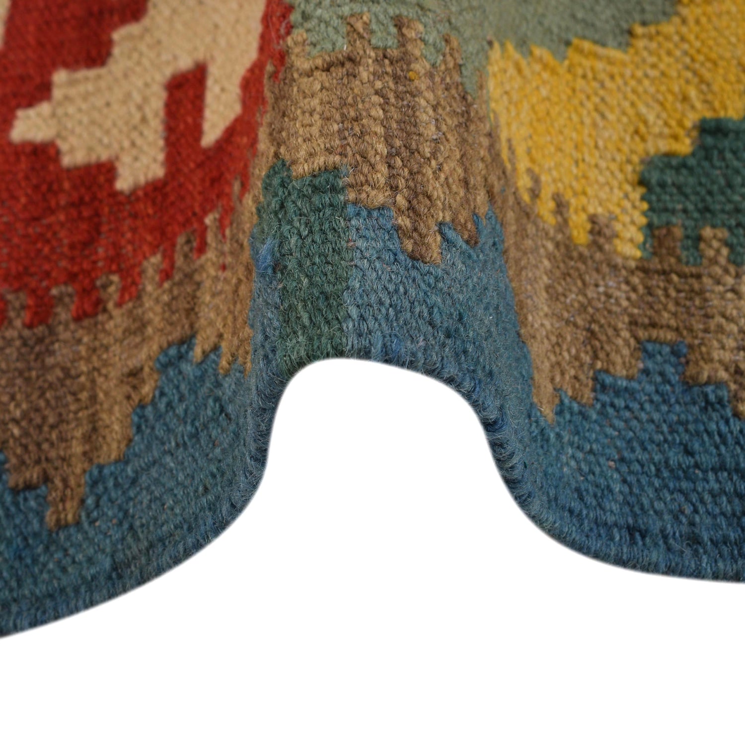 Short Kilim Runner 2' 2"x 6' 7" ft / 65 x 201 cm - No. G31278