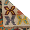 Colorful Flat-Weave Wool Kilim Runner 2' 2" x 5' 9" ft / 66 x 175 cm - No. G31286
