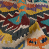Colorful Flat-Weave Wool Kilim Runner 2' 2" x 5' 9" ft / 66 x 175 cm - No. G31286