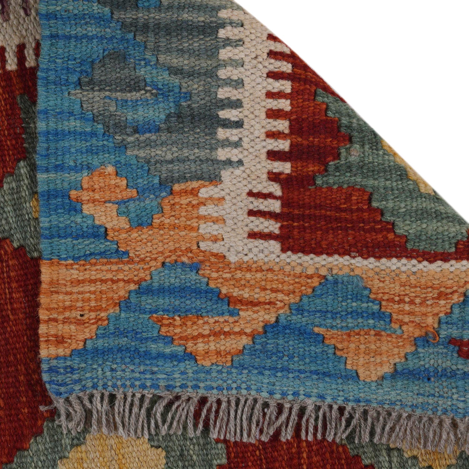 Hand Made Afghan Kilim Runner 1' 9" x 4' 9" ft / 53 x 146 cm - No. G31287