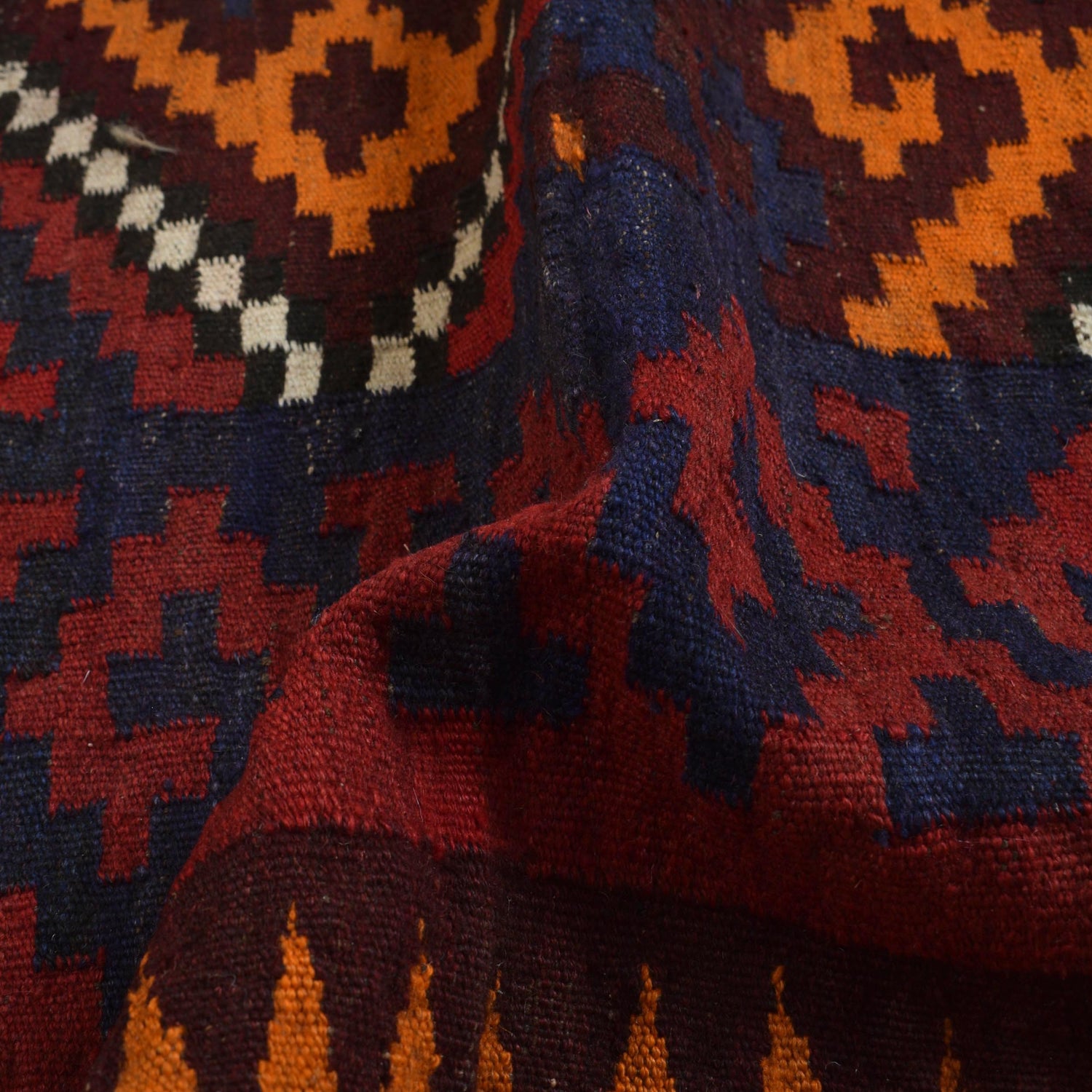 Afghan Vintage Kilim 6' 0" x 9' 3" ft / 184 x 282 cm - No. G31300