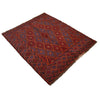 Hand Knotted Mashwani Area Rug 3' 10" x 4' 6" ft / 117 x 136 cm - No. G31316
