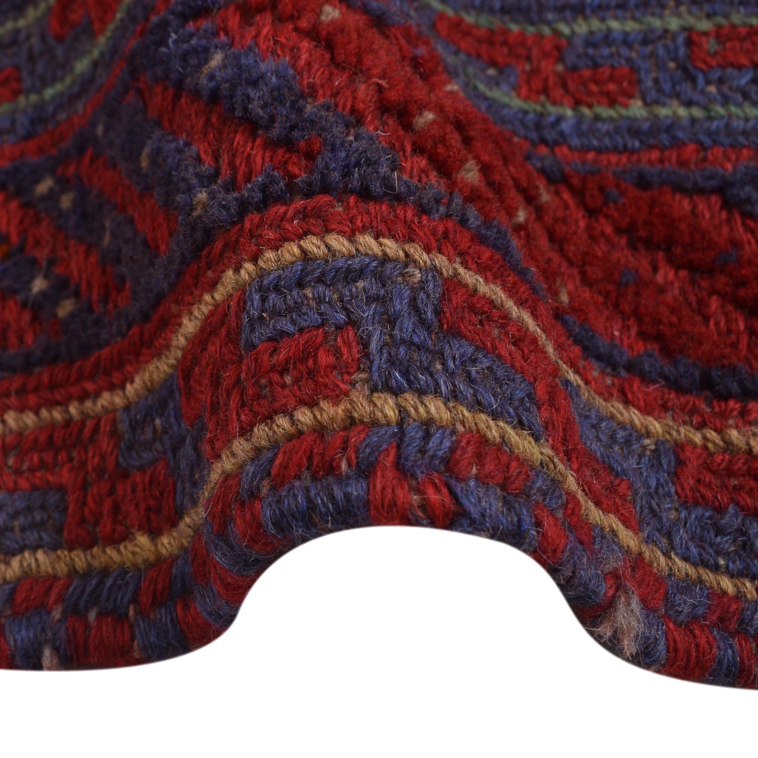 Handmade Wool Mushwani Rug 5' 0" x 6' 3" ft / 152 x 190 cm - No. G31321