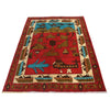 Afghan War Rug – Military Design 4' 0" x 5' 9" ft / 121 x 175 cm - No. G31620