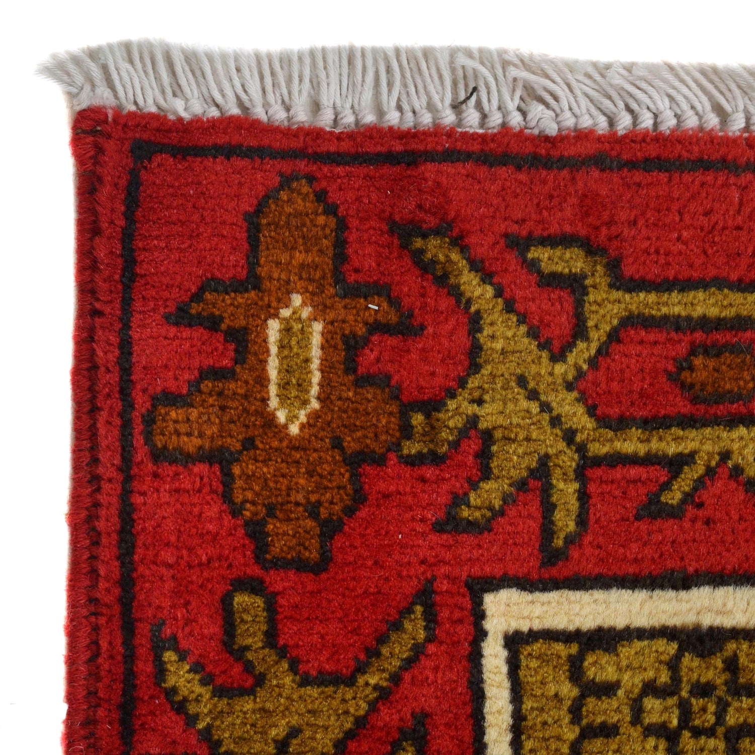 Afghan War Rug – Military Design 4' 0" x 5' 9" ft / 121 x 175 cm - No. G31620