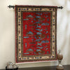 Handcrafted Afghan War Rug 3' 4" x 4' 9" ft / 102 x 144 cm - No. G31623