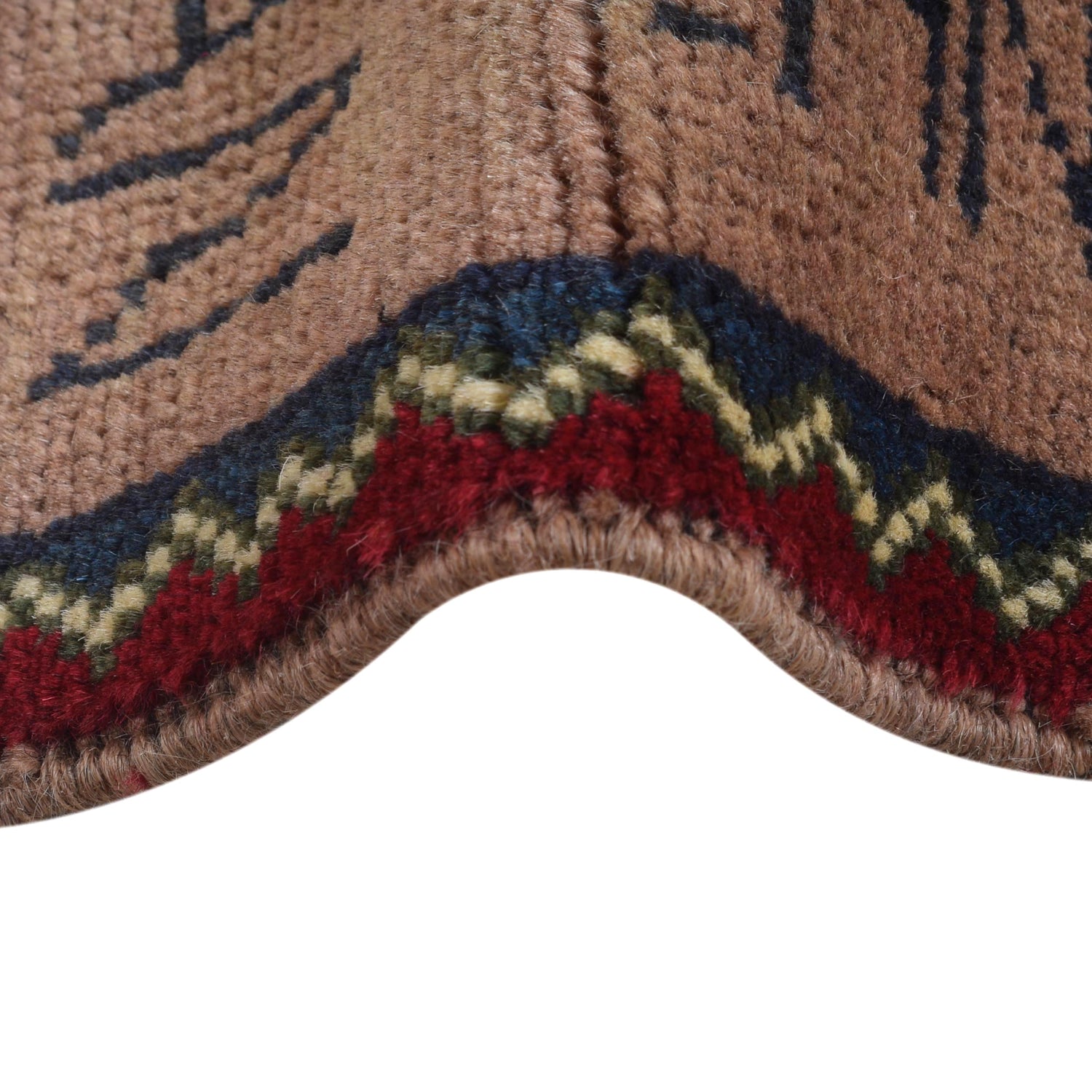 Handmade Afghan War Area Rug 2' 7" x 3' 11" ft / 80 x 120 cm - No. G31625