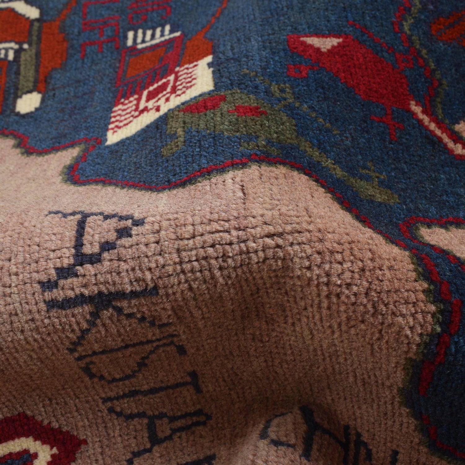 Handmade Afghan War Area Rug 2' 7" x 3' 11" ft / 80 x 120 cm - No. G31625