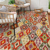 Handmade Vegetable Kilim 4' 2" x 5' 6" ft / 127 x 168 cm - No. G31649