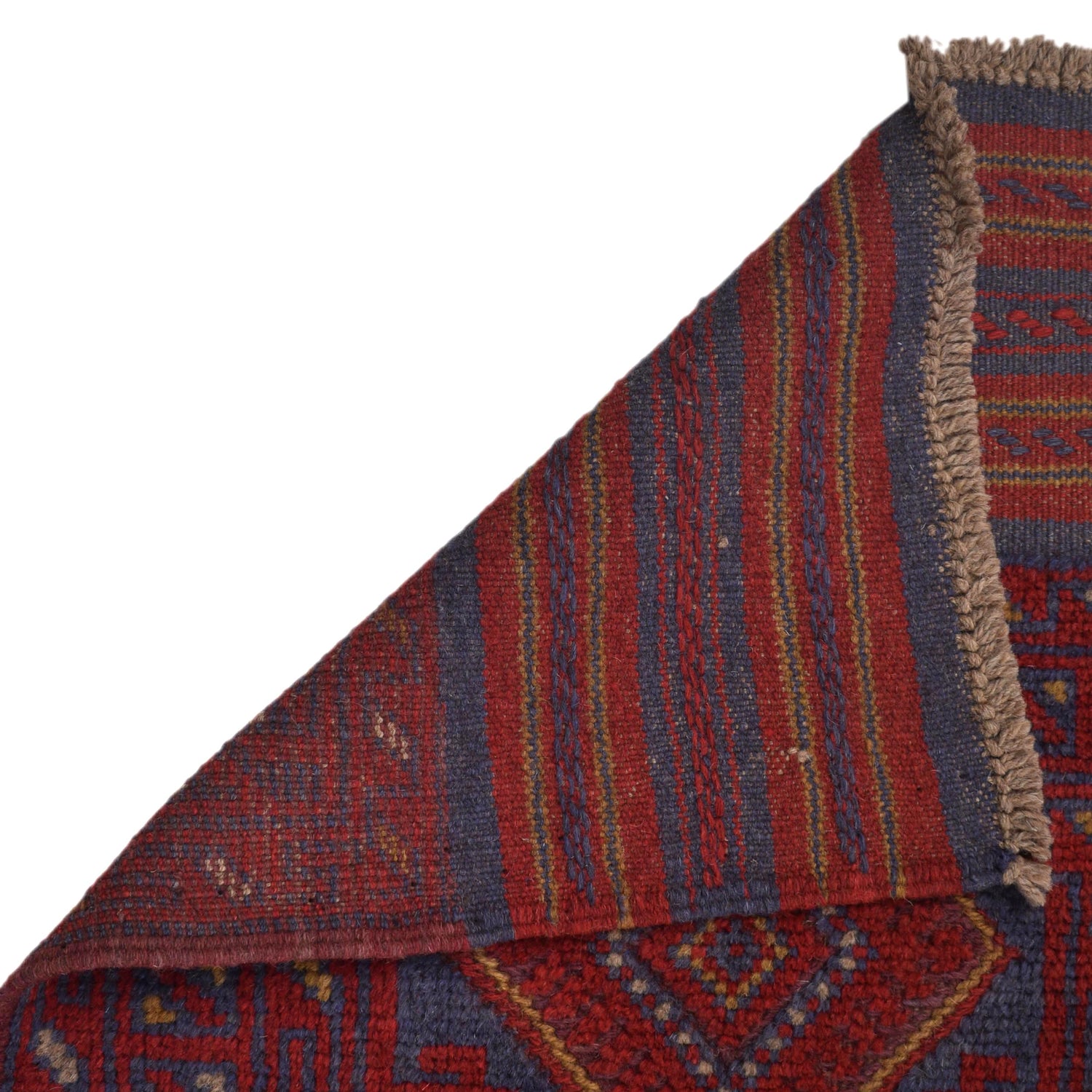 Hand Knotted Mashwani Runner Rug 2' 0" x 8' 8" ft / 62 x 263 cm - No. G31666