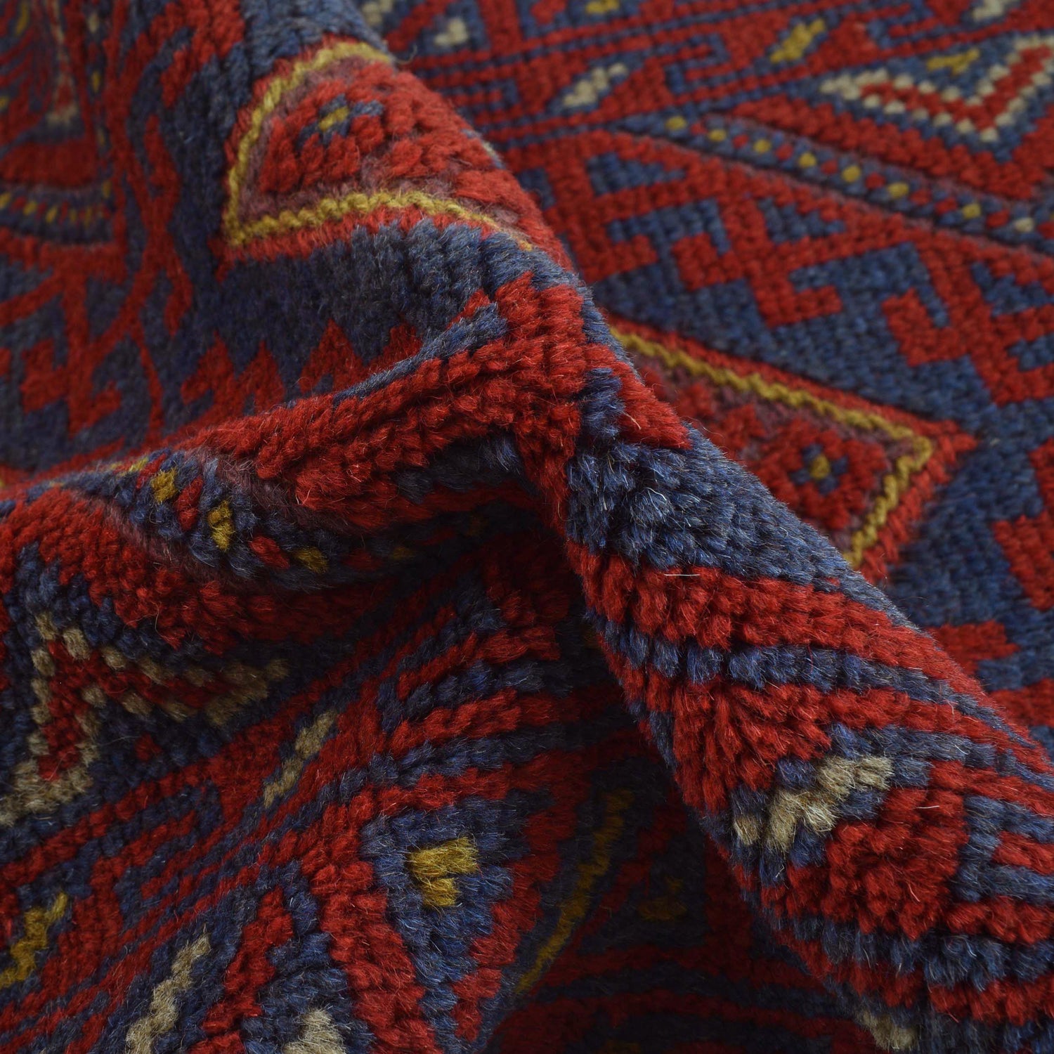 Hand Knotted Mashwani Runner Rug 2' 0" x 8' 8" ft / 62 x 263 cm - No. G31666