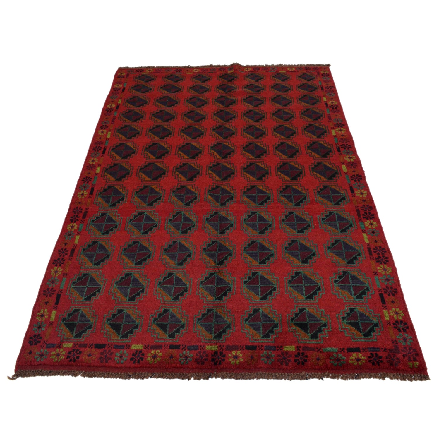 Tribal Baloch Rug 4' 0" x 6' 7" ft / 122 x 200 cm - No. G31682