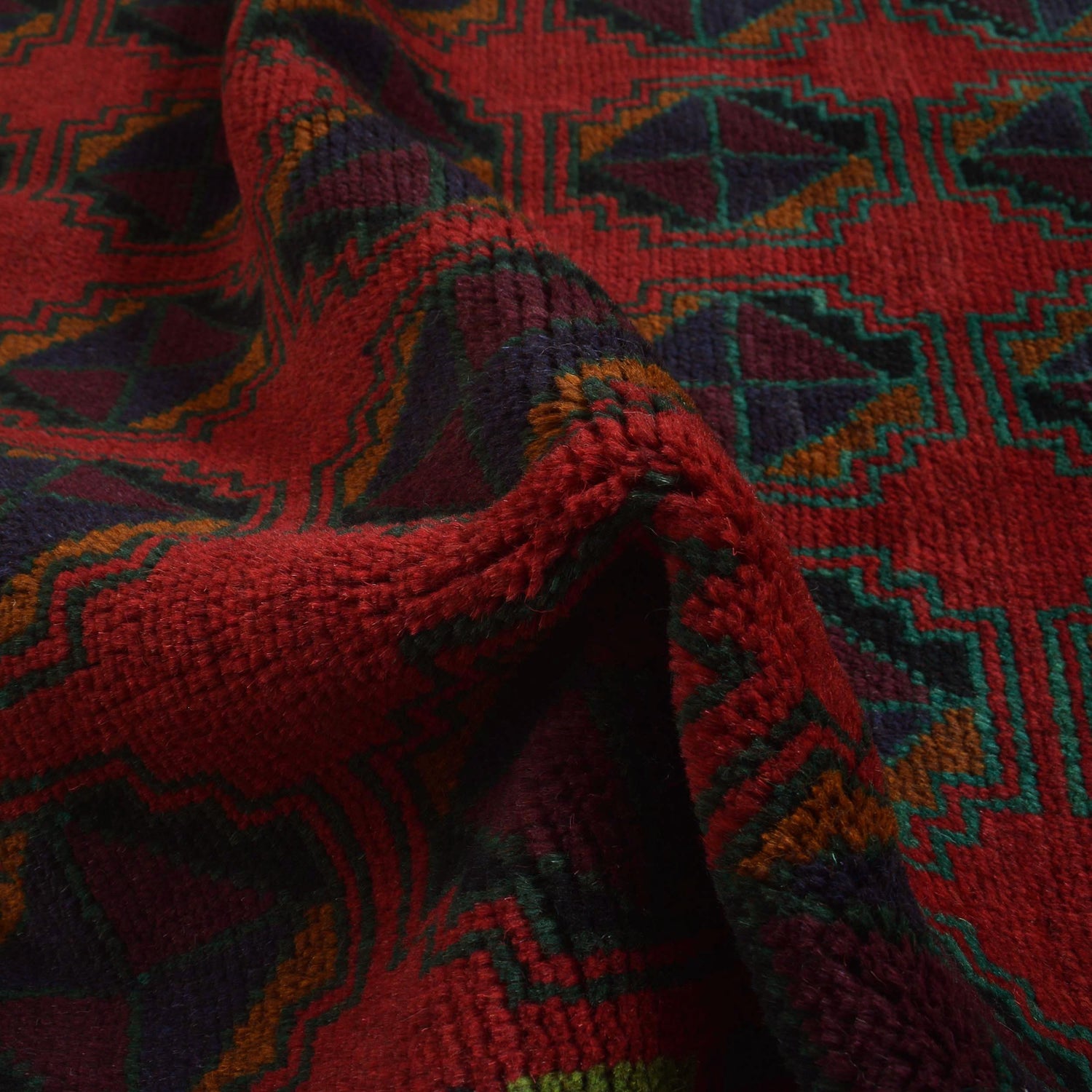 Tribal Baloch Rug 4' 0" x 6' 7" ft / 122 x 200 cm - No. G31682