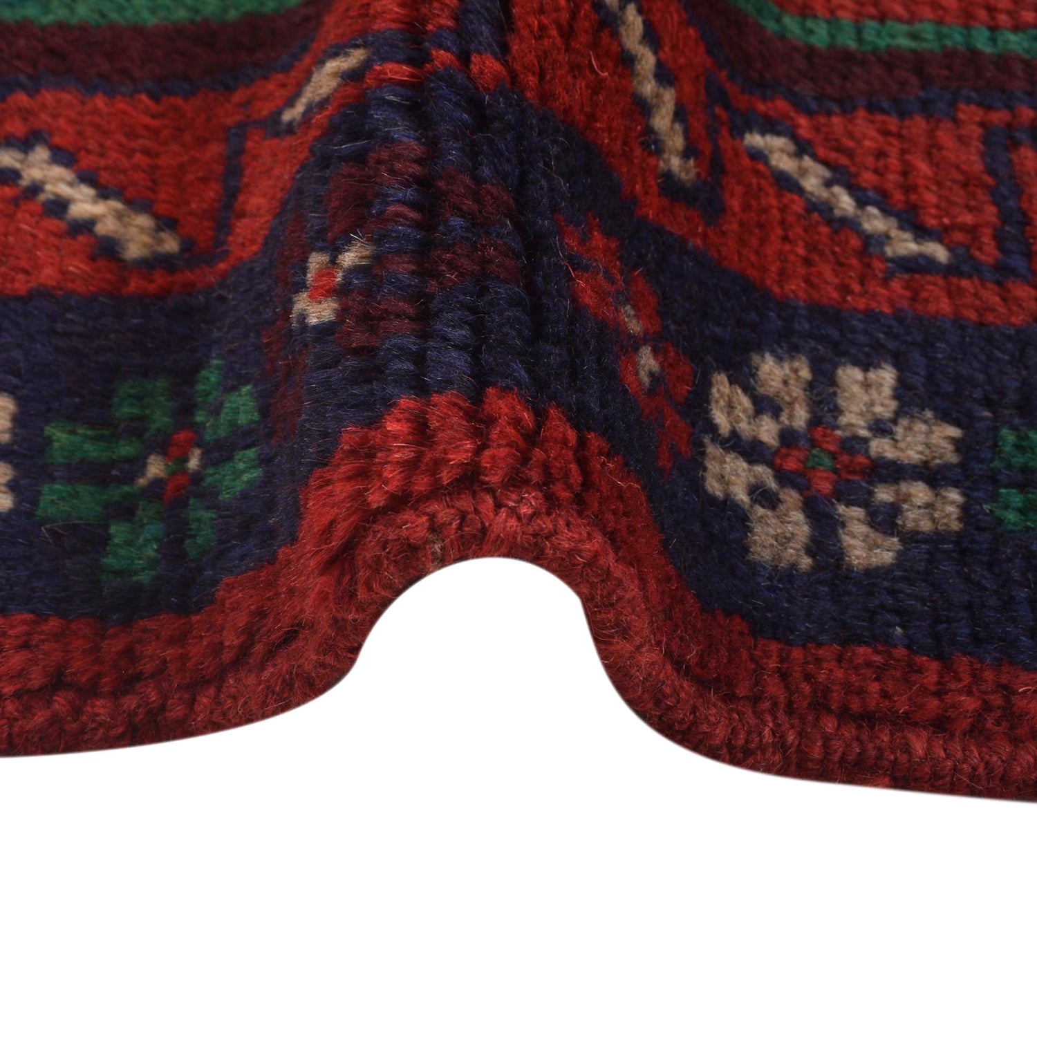 Tribal Baloch Rug 4' 0" x 6' 2" ft / 123 x 188 cm - No. G31683