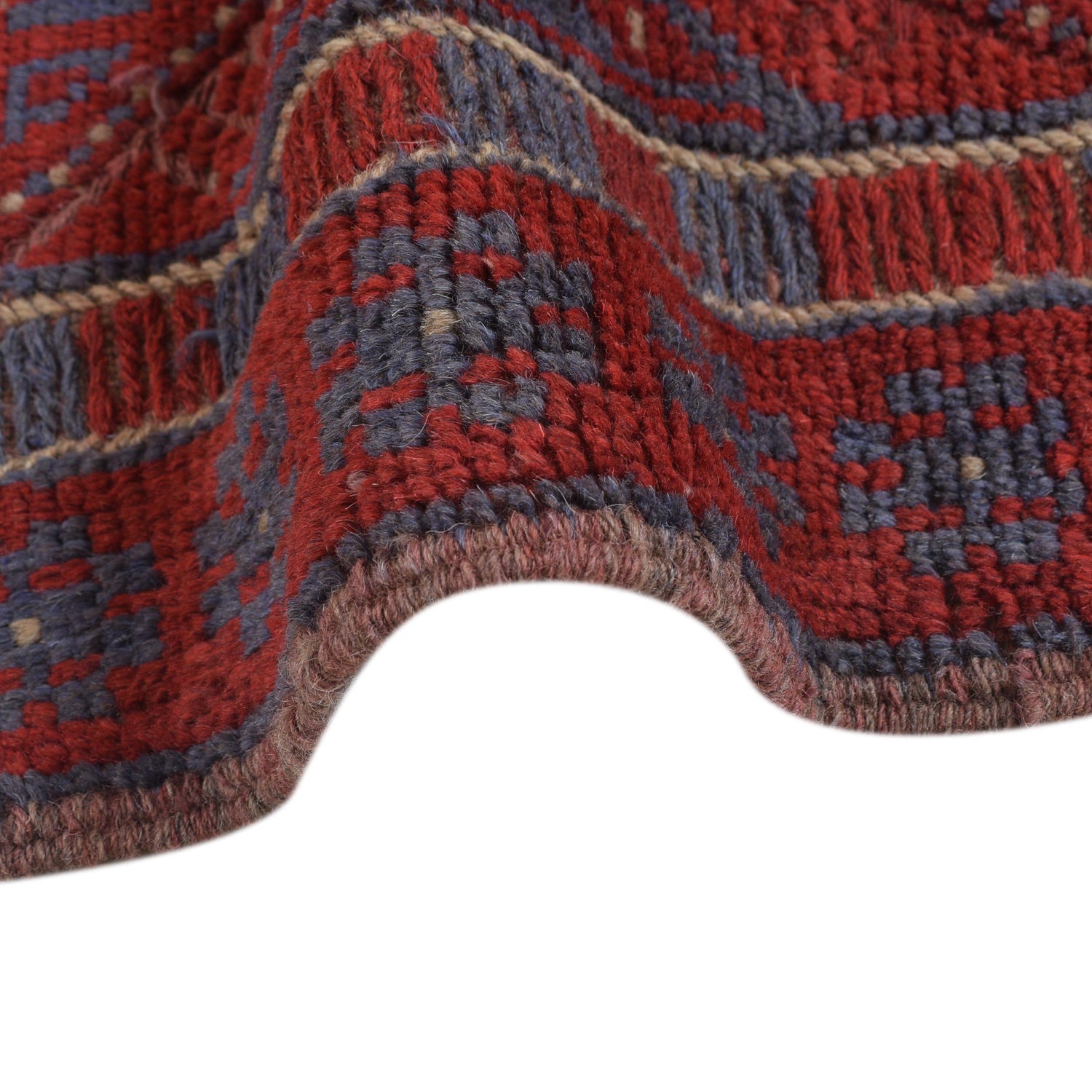 Handmade Wool Mushwani Runner 2' 2" x 8' 1" ft / 65 x 247 cm - No. G31754