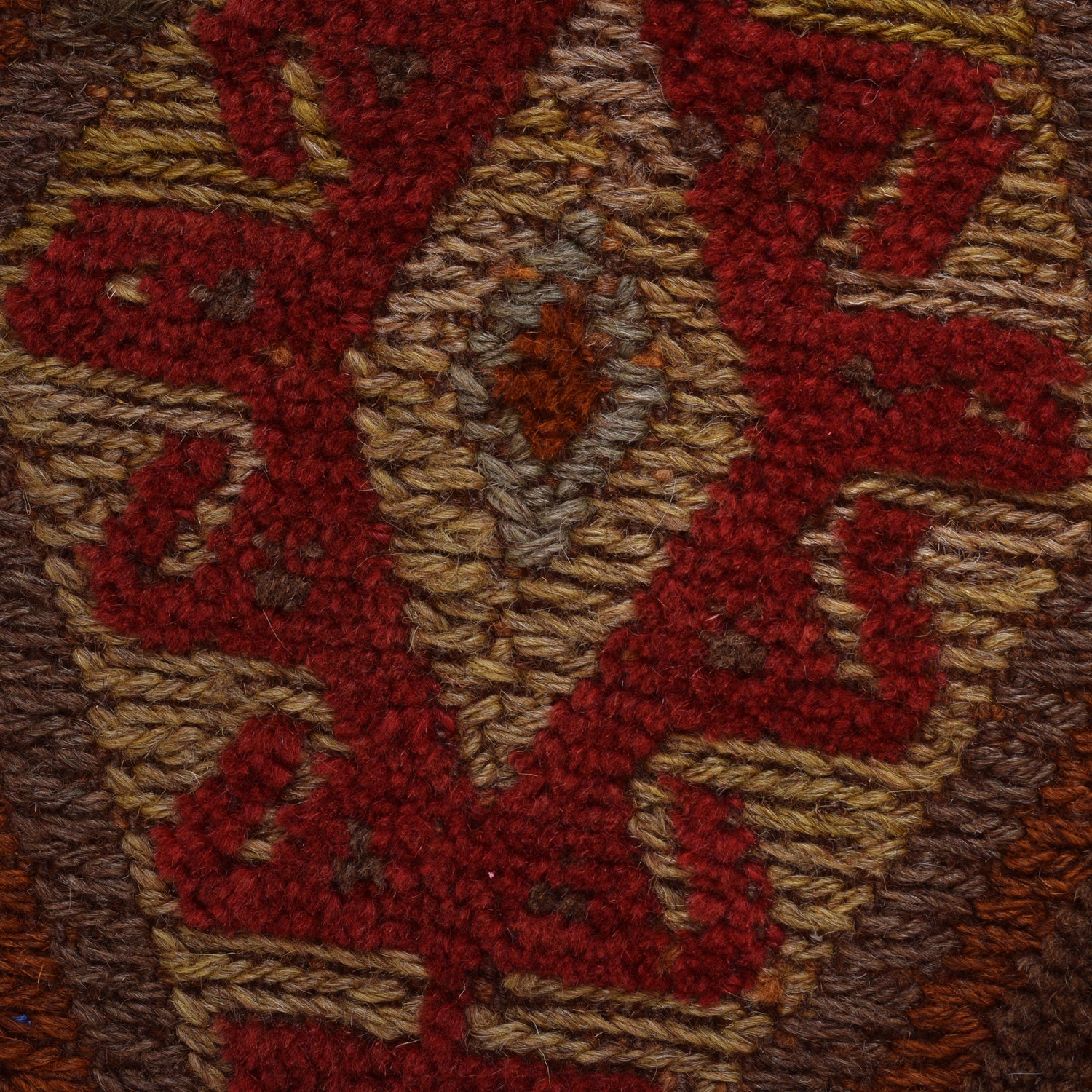 Handmade Mushwani Carpet 3' 10" x 3' 11" ft / 117 x 119 cm - No. G31755