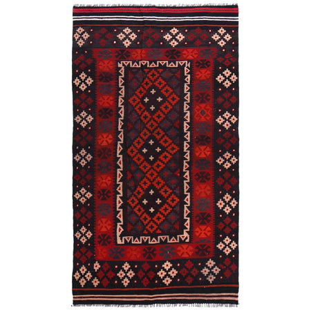 Handmade Maimana Kelim 3' 7" x 6' 8" ft / 109 x 203 cm - No. G32090