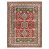 Hand knotted Kazak Carpet 8' 11" x 11' 11" ft / 272 x 363 cm - No. G33097