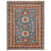 Blue Color Kazak Rug 5' 1" x 6' 7" ft / 156 x 201 cm - No. G34005