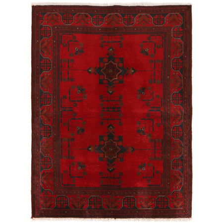 Hand knotted Khal Mohammadi Rugs 3' 7" x 4' 9" ft / 108 x 146 cm - No. G34137