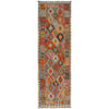 Hand Knotted Afghan Style Kilim Runner 2' 11" x 9' 8" ft / 90 x 295 cm - No. G34384