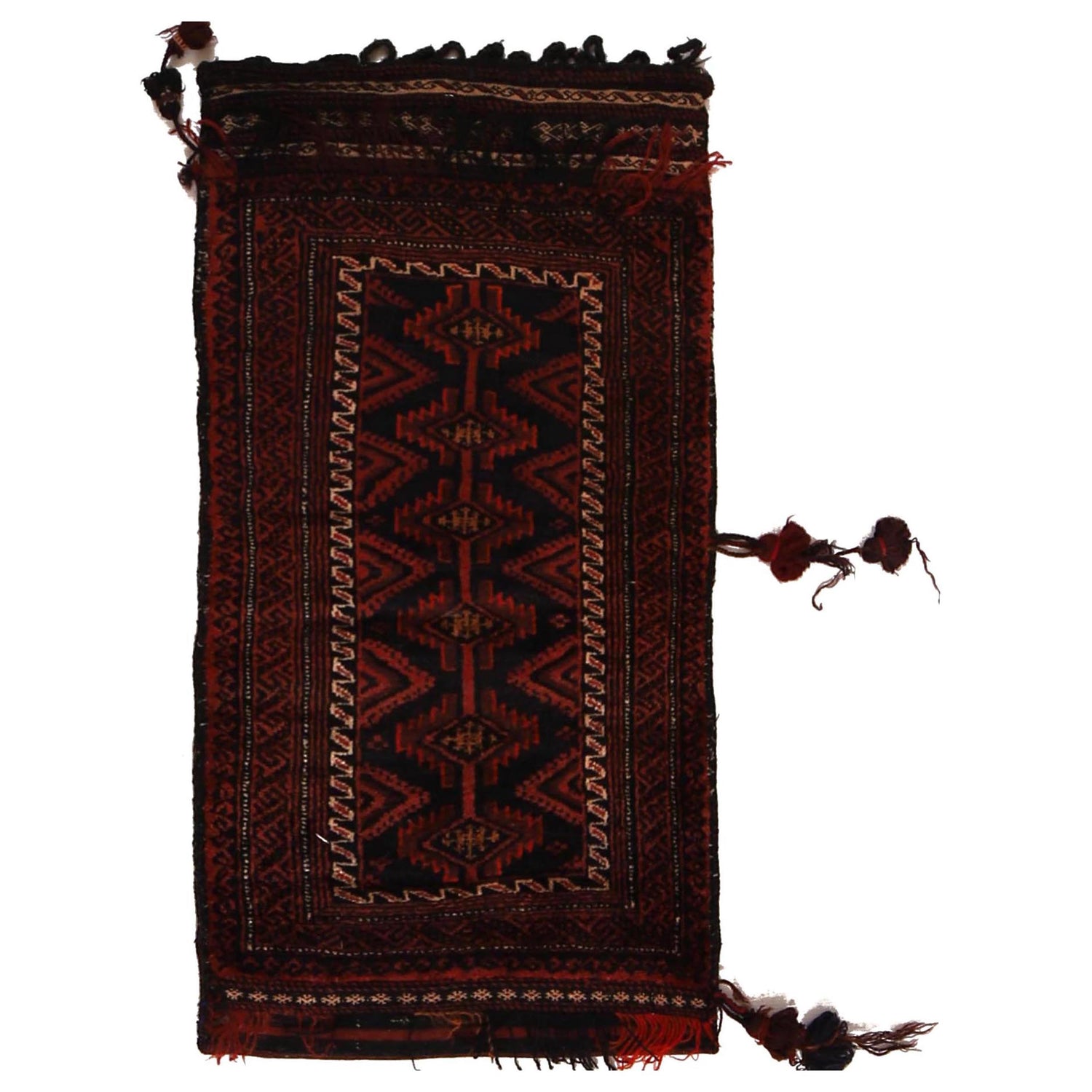 Baluch Balisht Area Rug 1' 8" x 3' 4" ft / 52 x 101 cm - No. G34448