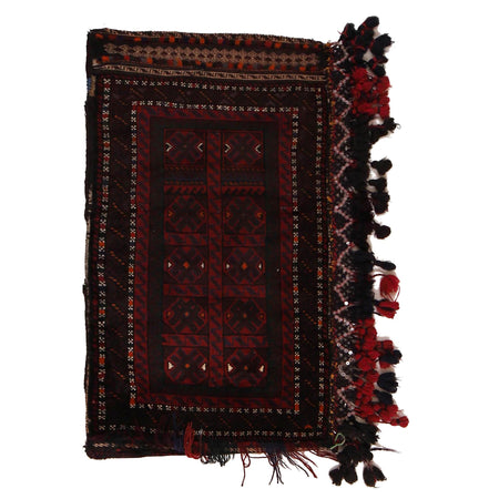 Arabic Style Floor Cushion Carpet 2' 0" x 3' 8" ft / 61 x 111 cm - No. G34449