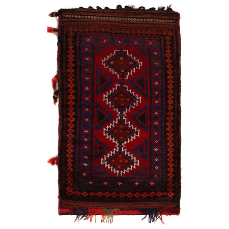Afghan Balisht Cushion Rug 2' 0" x 3' 6" ft / 61 x 106 cm - No. G34450